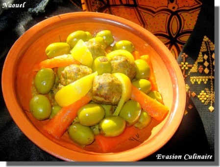 tajine boulette olive