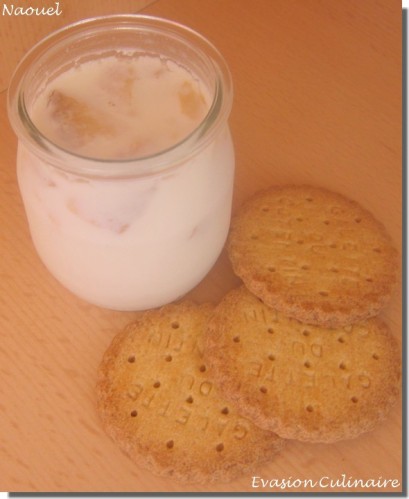 yaourt biscuit
