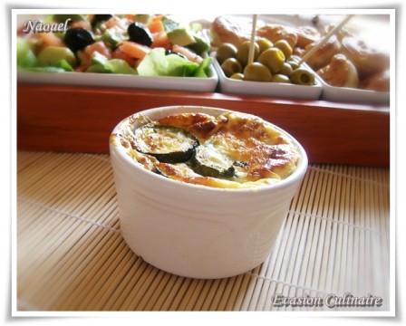 Gratin de courgette individuel