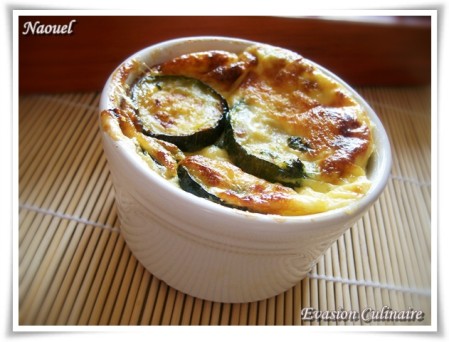 gratin courgette individuel