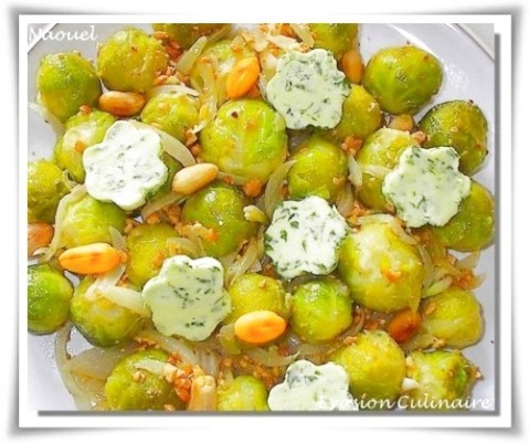 recette choux de bruxelles