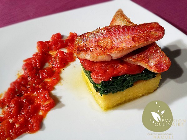 rouget-polenta